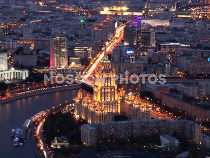 Москва сверху вид на Украину ночью - фото №123